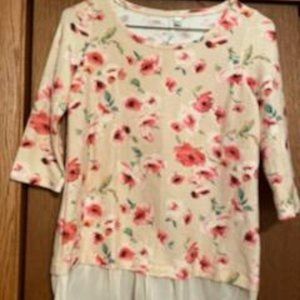 Lauren Conrad flowered Sweater